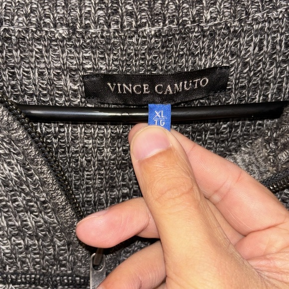 Vince Camuto Men’s 1/4 Zip Pullover Sweater Sz XL - Picture 4 of 5